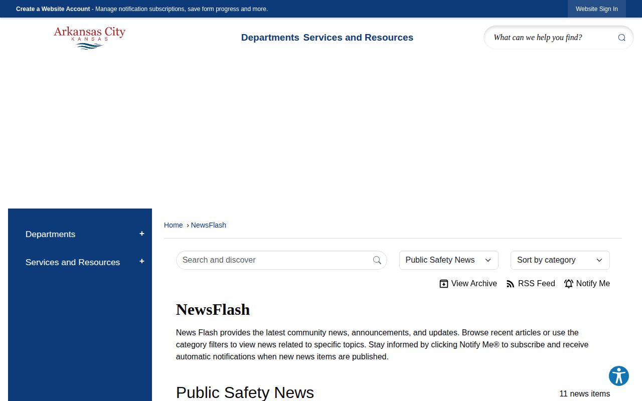 Arkansas City Police Public Safety News arrest record page